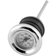 Bikers Choice Oil Tank Dipsticks with Temperature Gauge For Harley-Davidson FXST, FLST 2000-2017 Chrome