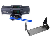 Viper V2 ATV Winch Kit 4500 lb Standard Spool With 40 Feet Orange Synthetic Rope With Mount For Polaris Models 2003-2006