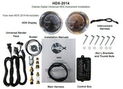 Dakota Digital HDX Analog Universal Gauge kit HDX-2014