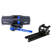 Viper V2 ATV Winch Kit 3500 lb Standard Spool With 40 Feet Black Synthetic Rope With Mount For Polaris Sportsman Models 2005