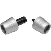 Kuryakyn Lodestar Silver Front Axle Sliders 3826