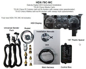 Dakota Digital 1978-1987 Chevrolet Monte Carlo/Malibu/El Camino HDX Analog Gauge kit HDX-78C-MC