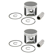 2 SPI Pistons, Bearings & Top End Gasket Kit Arctic Cat 600 Standard Bore 78mm