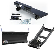 KFI UTV Snow Plow Kit For Yamaha Rhino 700 YXR700F 4x4 FI 2008-2013-60" Pro-Poly Blade - 105860