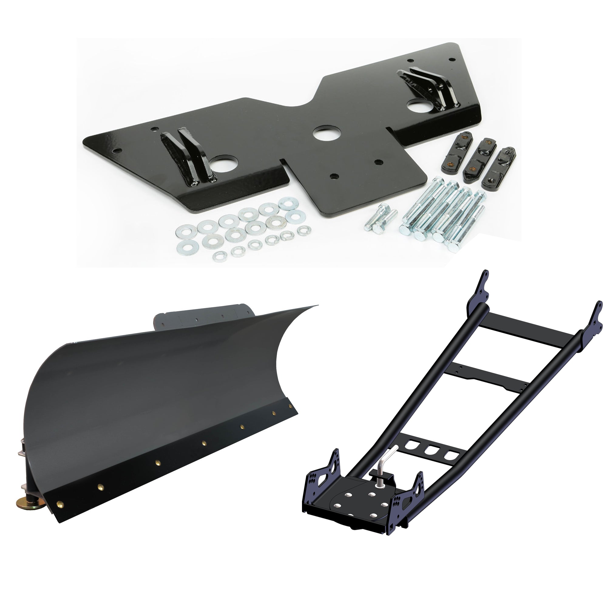 KFI UTV Mid-Mount Snow Plow Kit For Polaris RZR 4 800 2010-2014