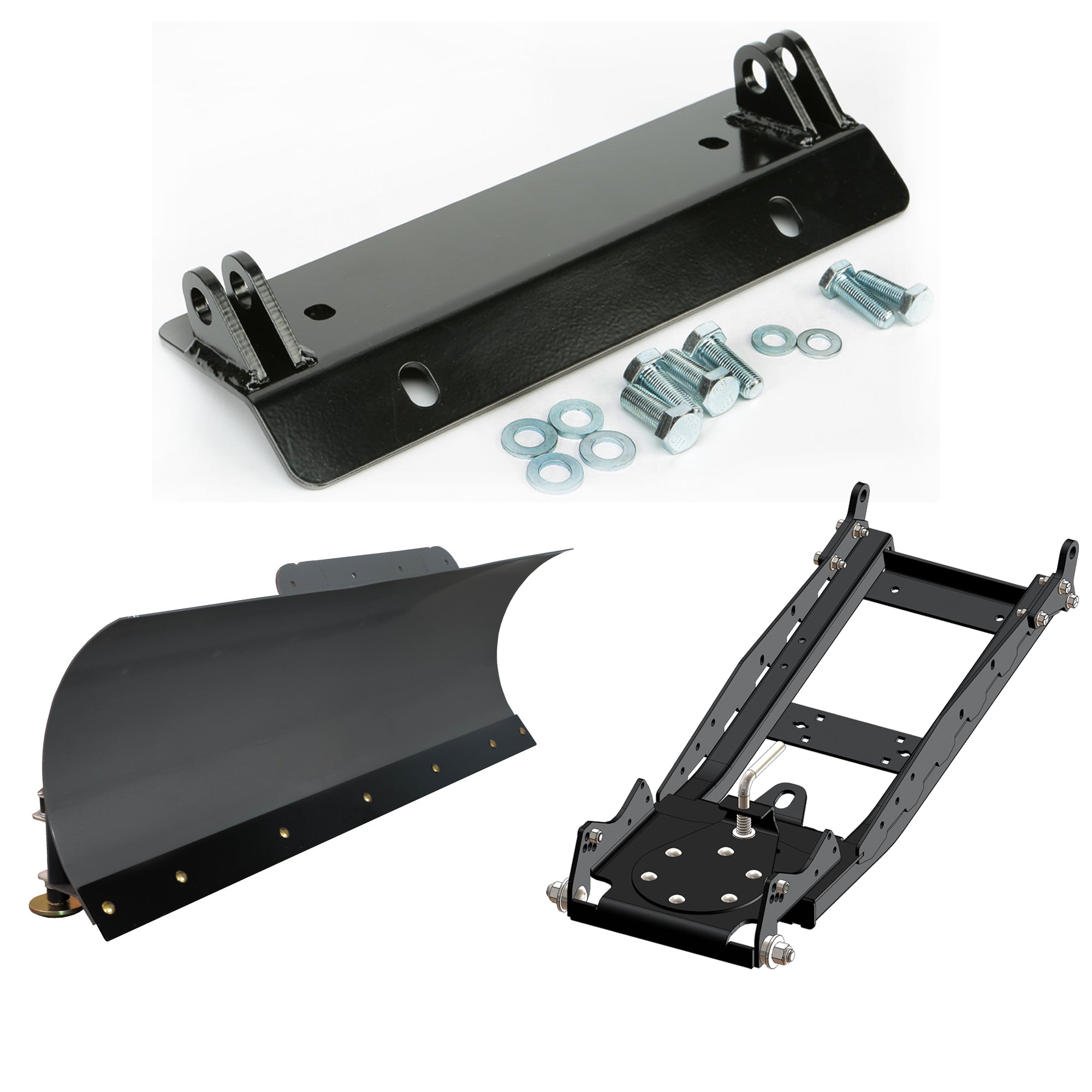 KFI UTV Snow Plow Kit For Can-Am Maverick X3/Max 2017-2024-60" Steel Blade - 105060