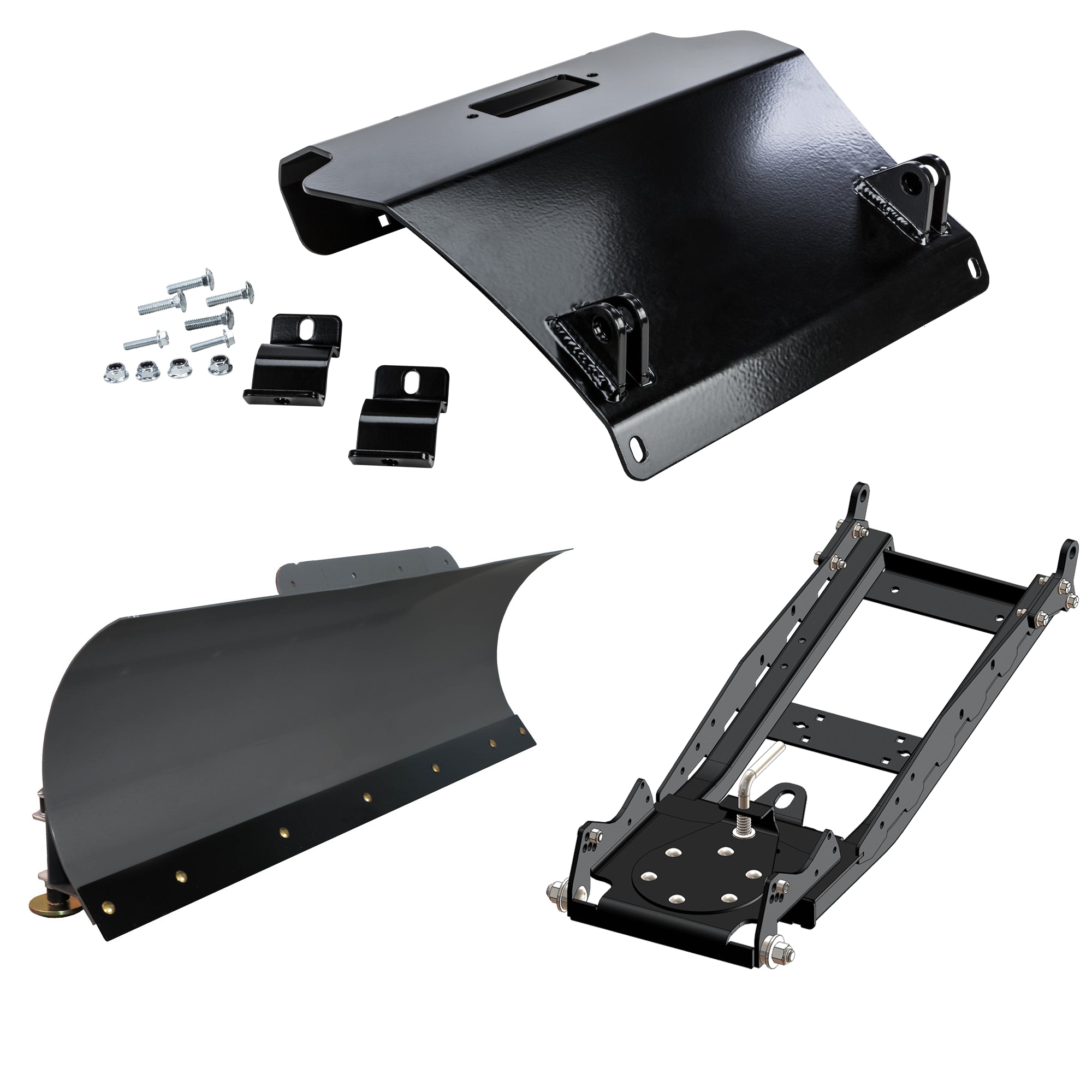KFI UTV Snow Plow Kit For Kymco UXV 500 2009-2018-60" Steel Blade - 105060
