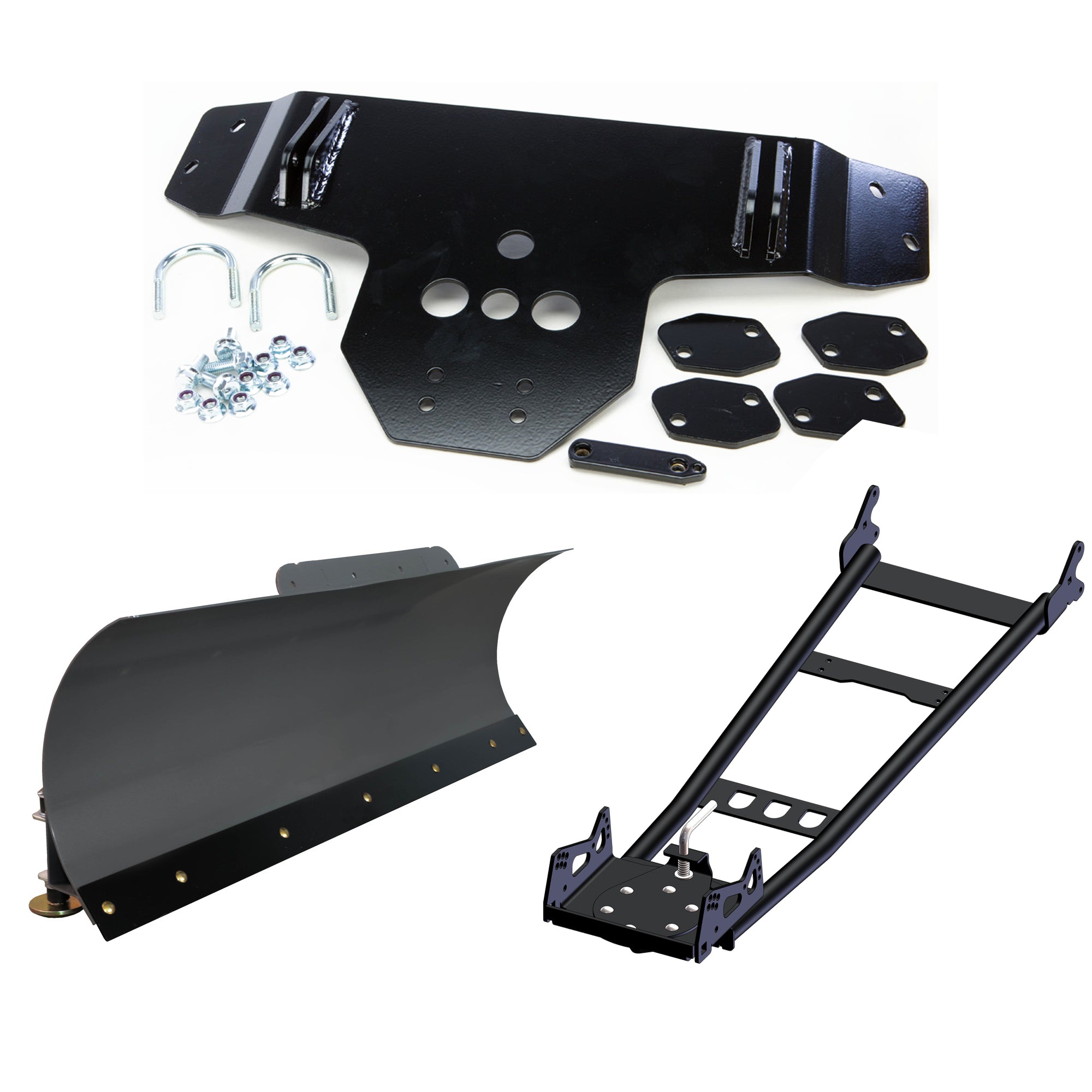 KFI UTV Mid-Mount Snow Plow Kit For Polaris RZR 4 900 EPS 2014
