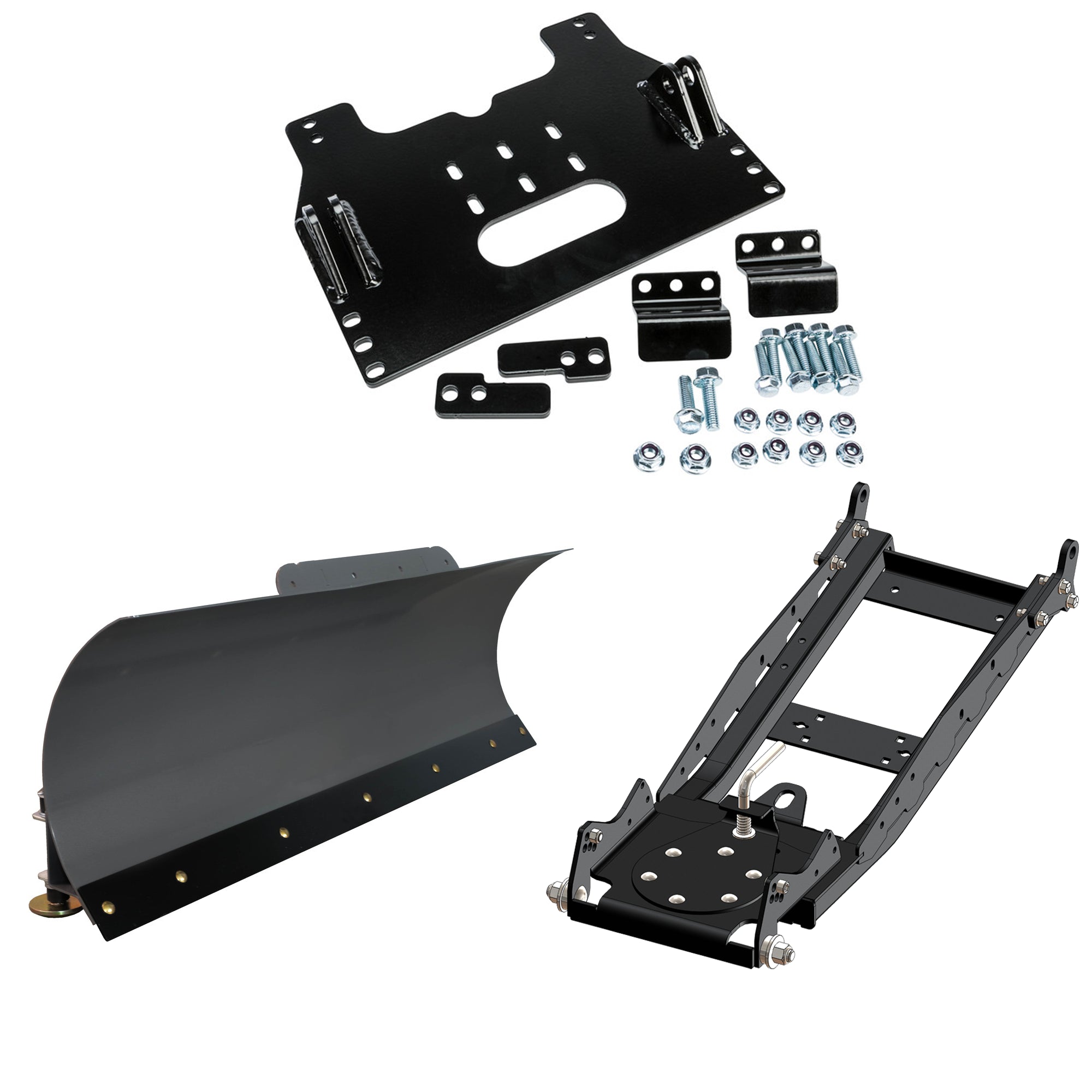 KFI UTV Snow Plow Kit For Can-Am Maverick 1000 2013-2018-60" Steel Blade - 105060