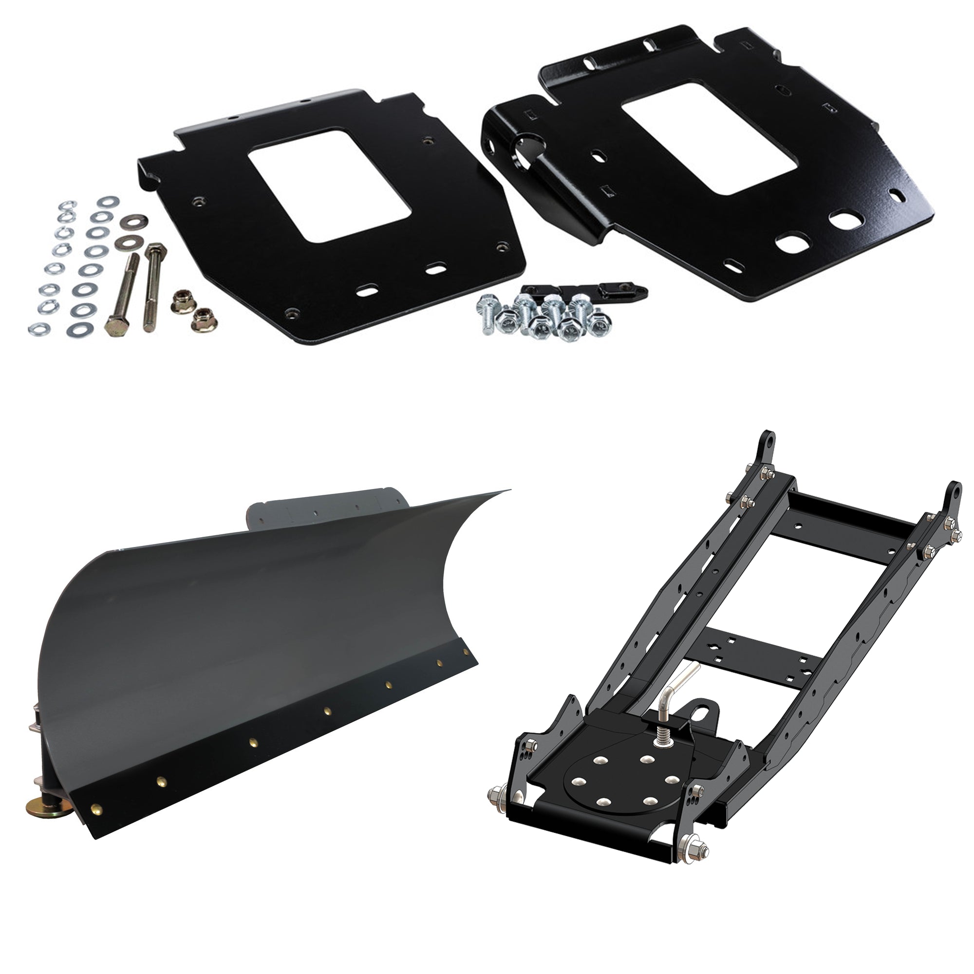 KFI UTV Snow Plow Kit For Polaris RZR S4 900 EPS 2018-60" Steel Blade - 105060