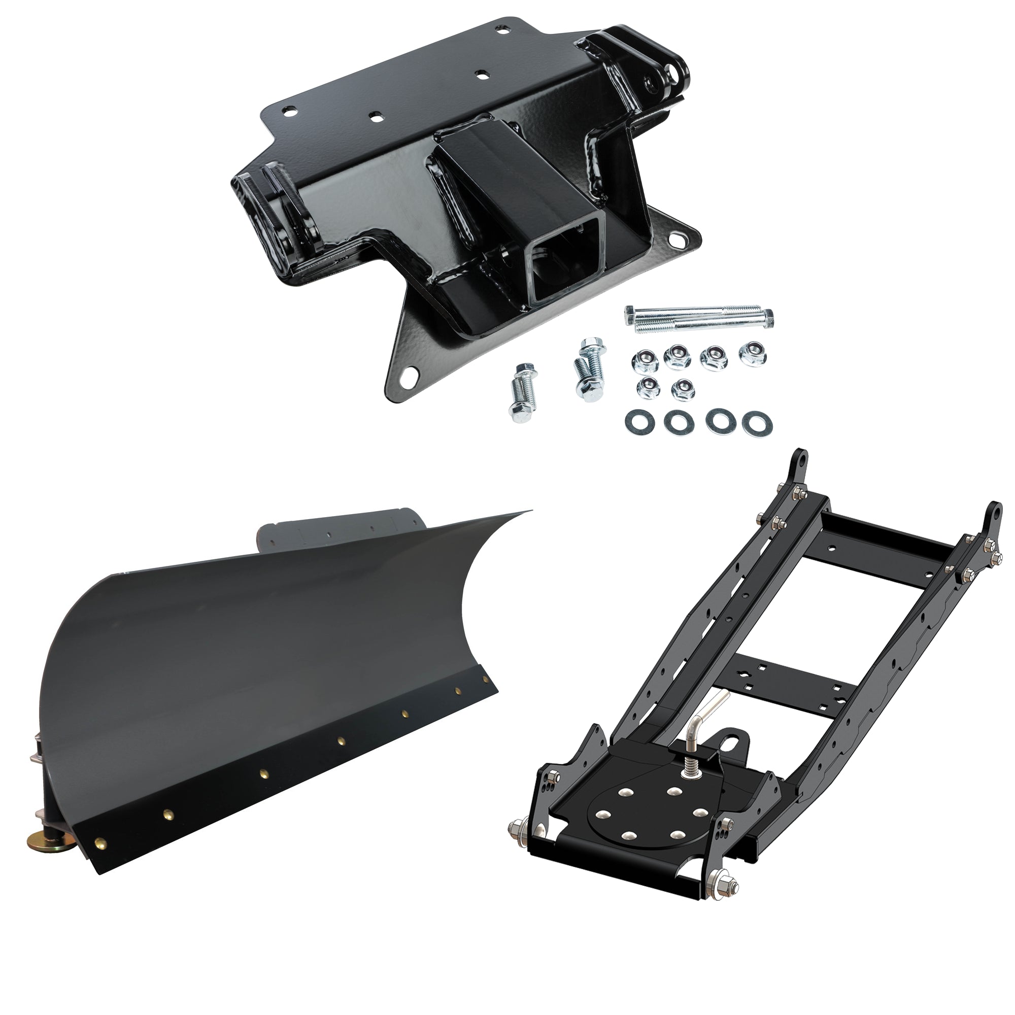 KFI UTV Snow Plow Kit For Can-Am Maverick Sport Max 1000R 4x4 DPS 2018-2024-60" Steel Blade - 105060