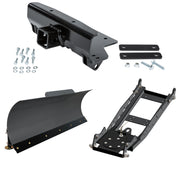 KFI UTV Snow Plow Kit For Kawasaki Mule PROMX KAF700 EPS 2019-2023-60" Steel Blade - 105060