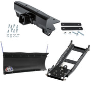KFI UTV Snow Plow Kit For Kawasaki Mule PROMX KAF700 EPS 2019-2023-60" Pro-Poly Blade - 105860