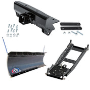 KFI UTV Snow Plow Kit For Kawasaki Mule PROMX KAF700 EPS 2019-2023-66" Pro-Poly Blade - 105866