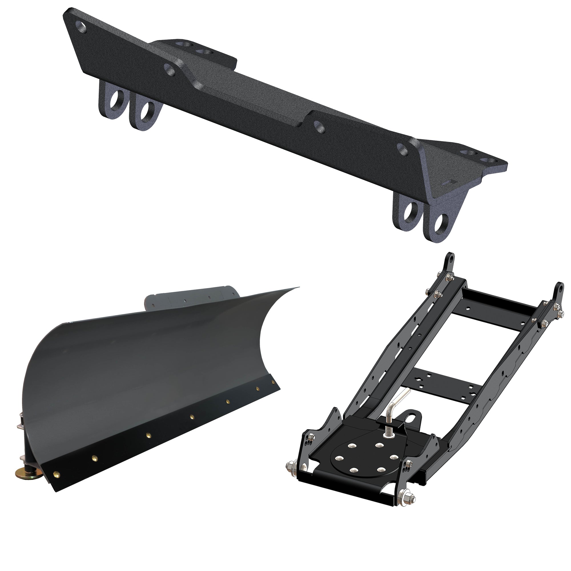 KFI UTV Snow Plow Kit For Polaris Ranger XP1000 NorthStar PREM 2018-2023-60" Steel Blade - 105060