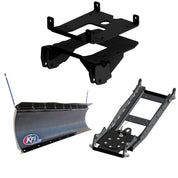 KFI UTV Snow Plow Kit For Polaris RZR Pro R/XP/4 2020-2023-66" Pro-Poly Blade - 105866