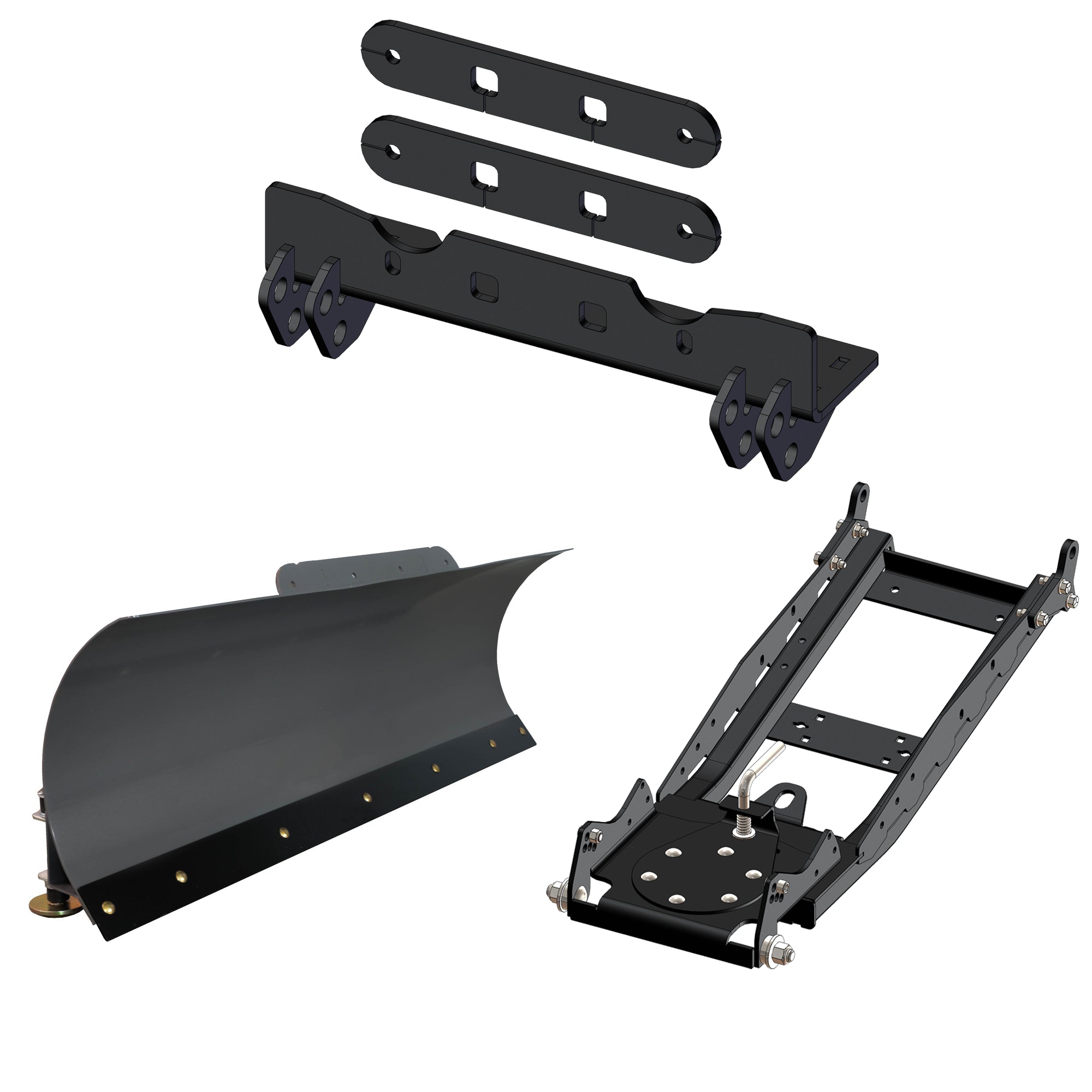 KFI UTV Snow Plow Kit For BMS Ranch Pony 700 EFI 2S/4S 2021-60" Steel Blade - 105060