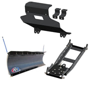 KFI UTV Snow Plow Kit For Kymco UXV 700i 2018-2022-66" Pro-Poly Blade - 105866