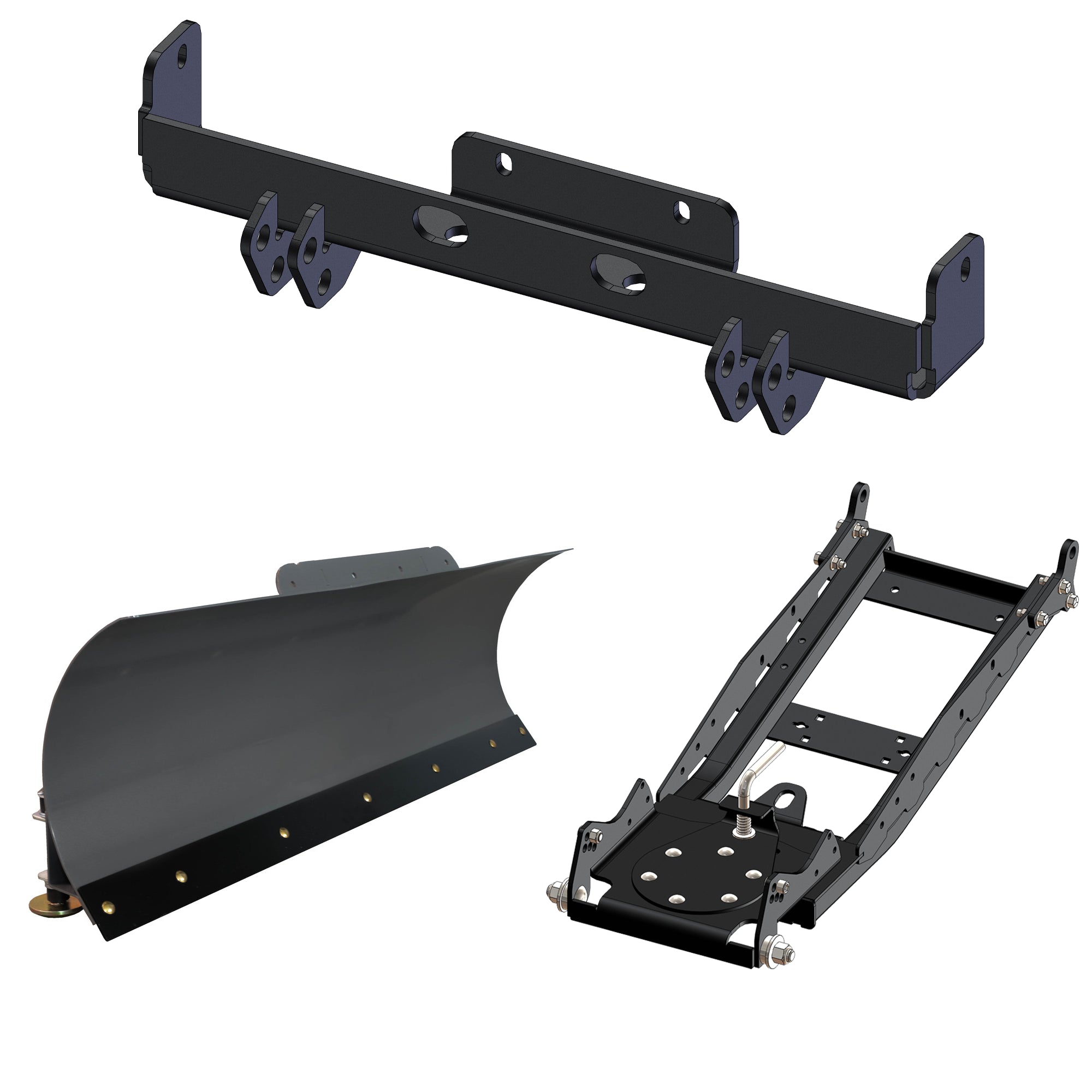 KFI UTV Snow Plow Kit For Segway Powersports Fugleman UT10 X 2022-60" Steel Blade - 105060
