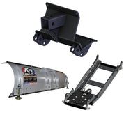 KFI UTV Snow Plow Kit For Polaris Ranger Crew XP 1000 Big Game Edition 2021-2022-72" Steel Blade - 105072