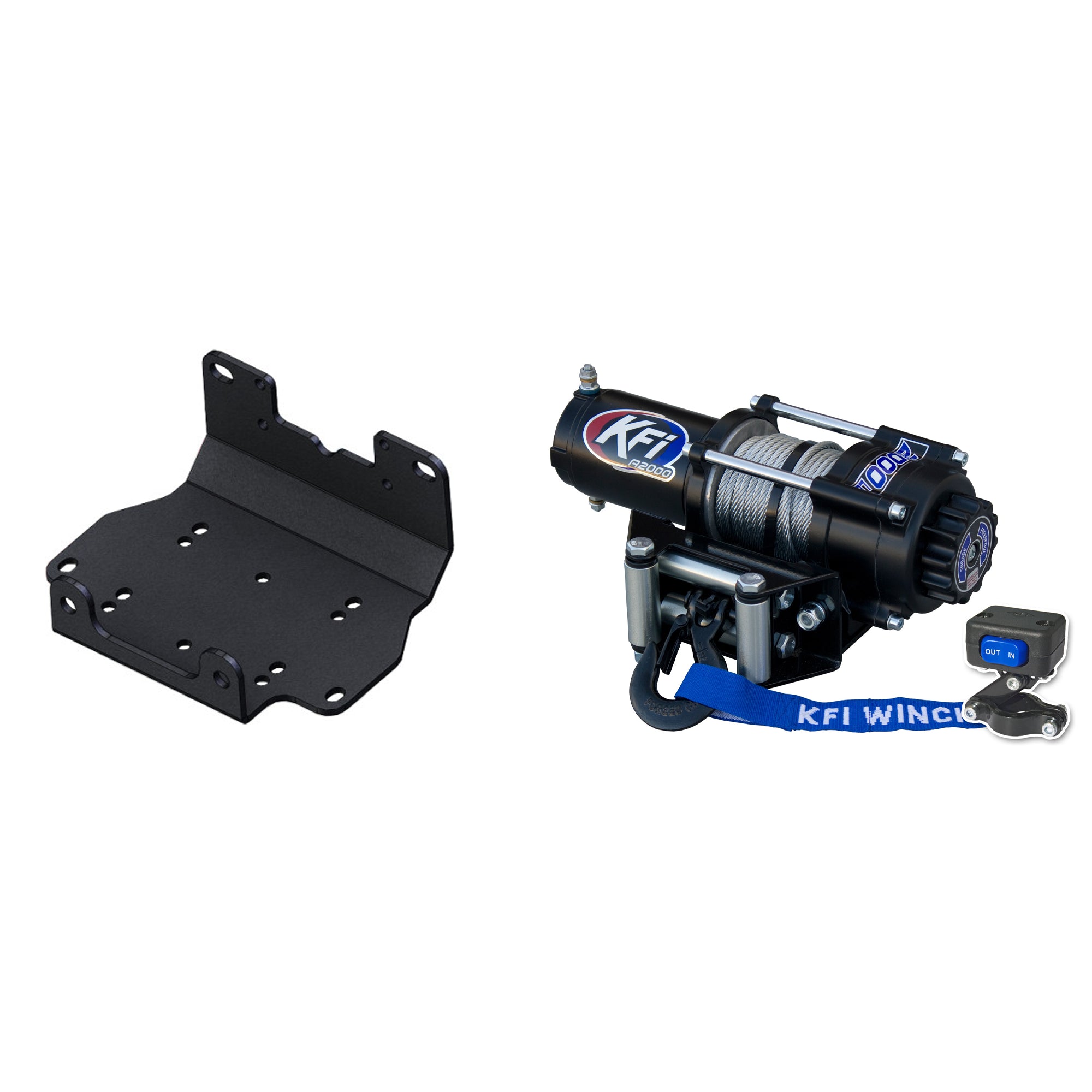 KFI Winch Kit For Yamaha Grizzly 700 4x4 20162020 Lionparts Powersports