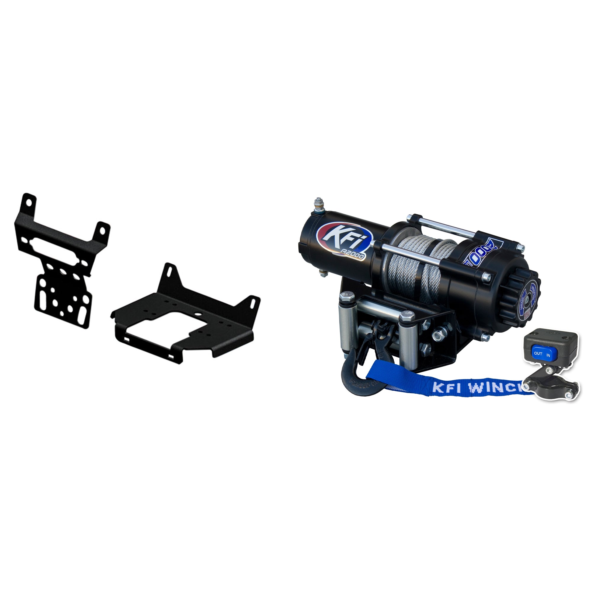 KFI Winch Kit For Polaris 900 RZR S - Models: (EPS / Premium) 2015-2024