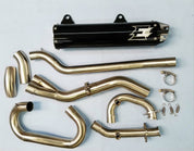 Empire Industries Single Full System Exhaust Black For Kawasaki KFX 650-750 2005-2023
