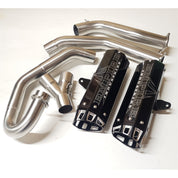 Empire Industries G2 Dual Exhaust Black For Yamaha Raptor 700 2015-2025