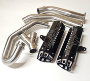 Empire Industries G2 Dual Exhaust Black For Yamaha Raptor 700 2015-2025