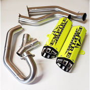 Empire Industries G2 Dual Exhaust Yellow/Black For Yamaha Raptor 700 2015-2025