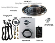 Dakota Digital HDX Analog Universal Gauge kit HDX-2017