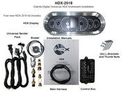 Dakota Digital HDX Analog Universal Gauge kit HDX-2018