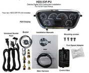 Dakota Digital 1953-1955 Ford Pickup HDX Analog Gauge kit HDX-53F-PU