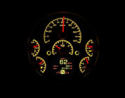 Dakota Digital 1966-1977 Ford Bronco, 1961-1966  Pickup HDX Analog Gauge kit HDX-66F-BRO