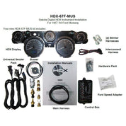 Dakota Digital 1967-1968 Ford Mustang HDX Analog Gauge kit HDX-67F-MUS