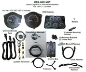 Dakota Digital 1968-1977 Chevrolet Corvette HDX Analog Gauge kit HDX-68C-VET