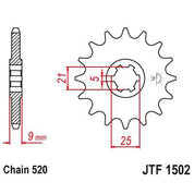 JT Sprockets Front Steel Sprocket 13 Tooth 13T 520 Chain JTF1502.13