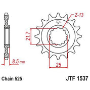 JT Sprockets Front Steel Countershaft Sprocket 16 Tooth 16T 525 Chain