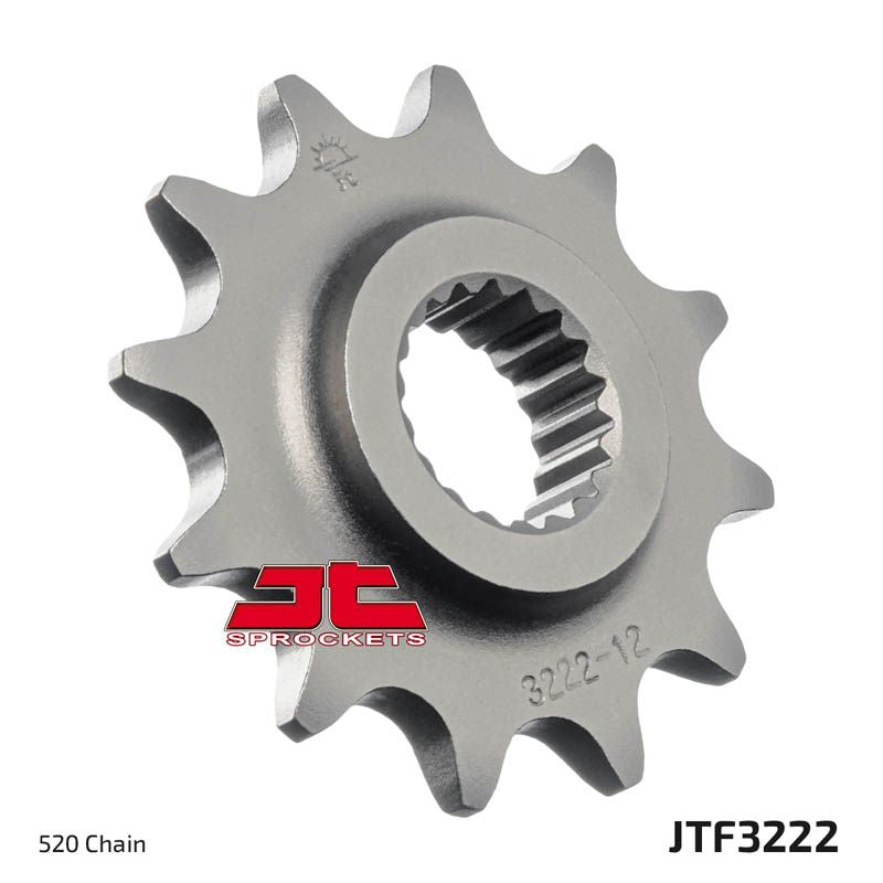 JT Sprockets Front Steel Sprocket 12 Tooth 12T 520 Chain JTF3222.12
