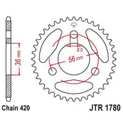 JT Sprockets Rear Steel Sprocket 28 Tooth 28T 420 Chain JTR1780.28