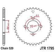 JT Sprockets Rear Steel Sprocket 22 Tooth 22T 520 Chain JTR1795.22