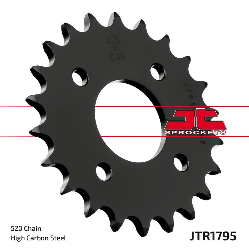 JT Sprockets Rear Steel Sprocket 22 Tooth 22T 520 Chain JTR1795.22