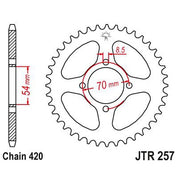 JT Sprockets Rear Steel Sprocket 34 Tooth 34T 420 Chain JTR257.34