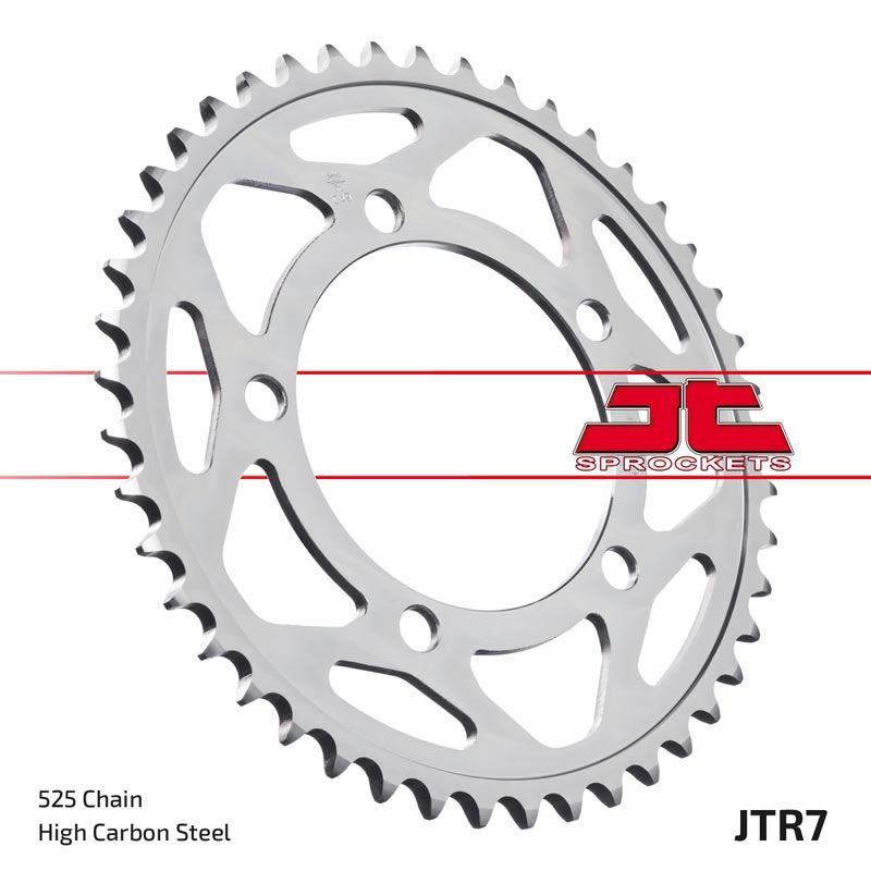 JT Sprockets Rear Steel Sprocket 44 Tooth 44T 525 Chain JTR7.44