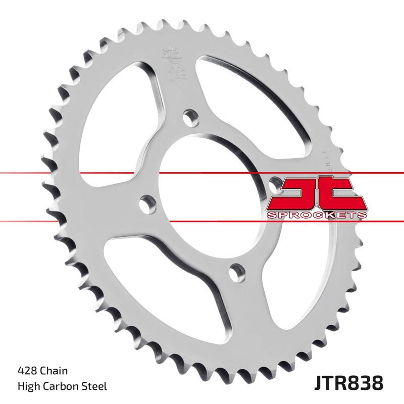 JT Sprockets Rear Steel Sprocket 45 Tooth 45T 428 Chain JTR838.45