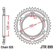 JT Sprockets Rear Steel Sprocket 42 Tooth 42T 525 Chain JTR899.42