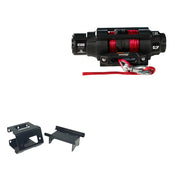 Viper 4500lbs V3 Winch Red Rope With Mount For Polaris Sportsman XP 550 2009-2014