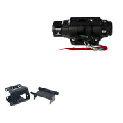 Viper 4500lbs V3 Winch Black Rope With Mount For Polaris Sportsman X2 550 2010-2014