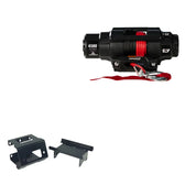 Viper 4500lbs V3 Winch Red Rope With Mount For Polaris Sportsman XP 550 2009-2014