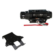 Viper 4500lbs V3 Winch Black Rope With Mount For Honda Rincon 680 2006-2021